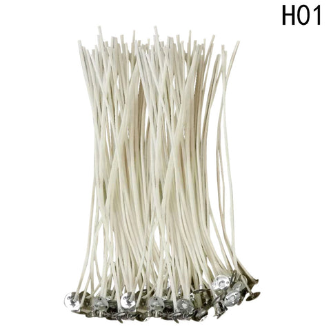 100PCS/Pack 10cm or 15cm or 20cm DIY Candle Wick Core Pre Waxed